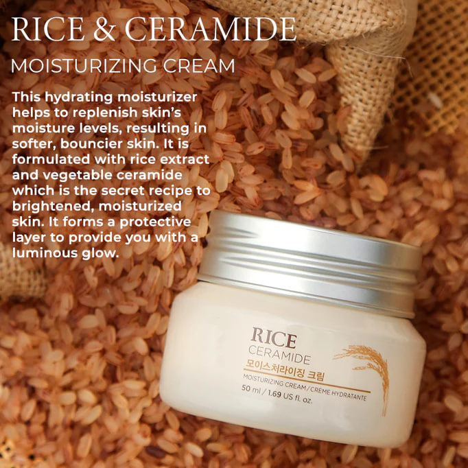 THEFACESHOP - Rice Ceramide Moisturizing Cream 50 ml