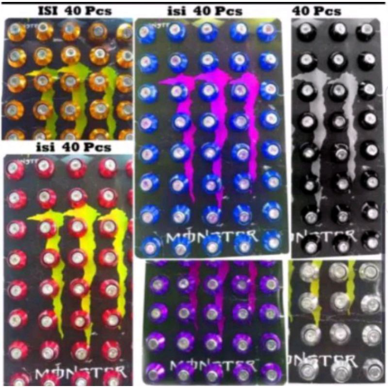 Baut Bodi motor Vixion cb Byson nmx Vario Beat aerox beat Lexi l5 monster