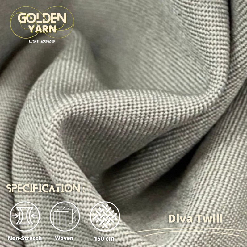 Kain Diva Twill Stretch Murah | Kain Murah
