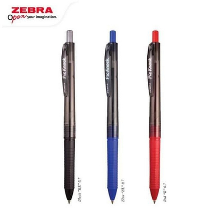 

ZEBRA PULPEN PICKNOCK 0.7 Satuan / Ballpoint cetik cetik / Pena Bestseller