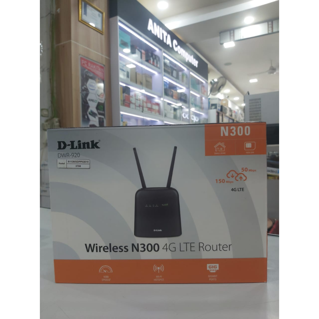 D-link DWR-920 Wireless N300 4G LTE Router