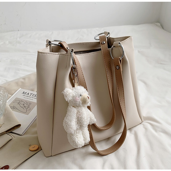 JK 887 TAS TOTE BAG JALAN KERJA FREE BONEKA FASHION IMPORT Z4560 T3021 P9036