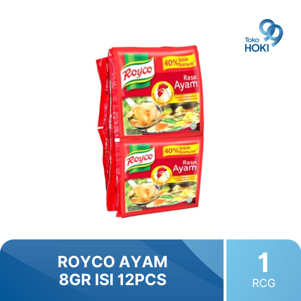 

ROYCO AYAM 8GR 1 RENCENG ISI 12PCS