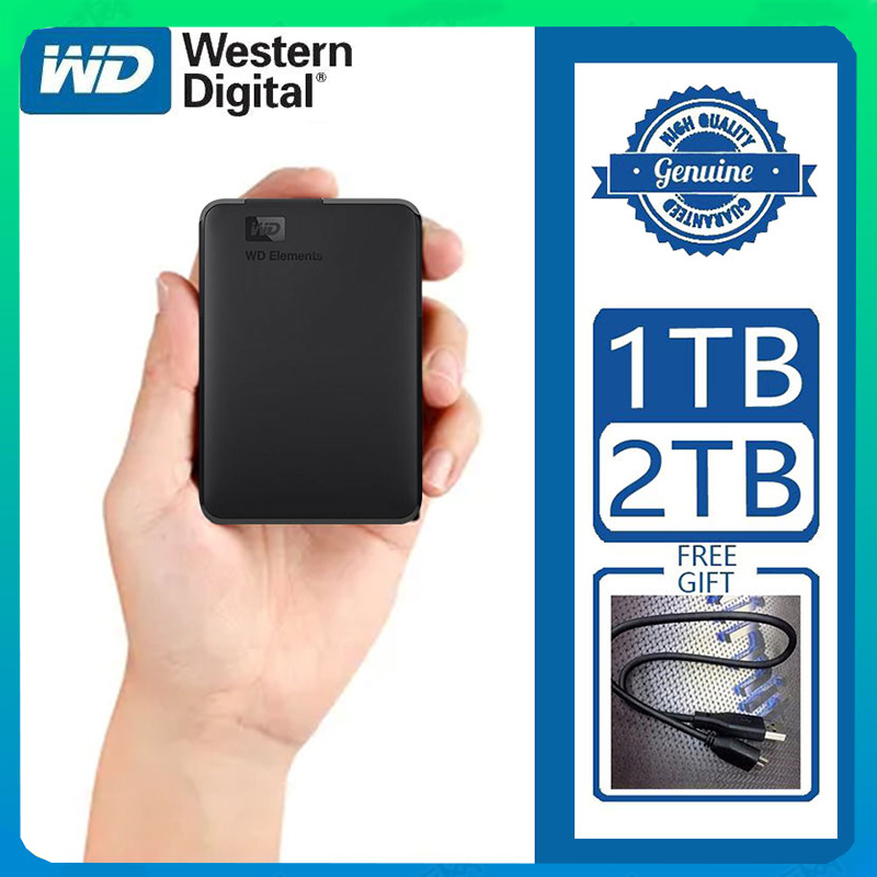 WD 500GB/1TB/2TB HD Hardisk Eksternal / HDD External USB 3.0 Portable