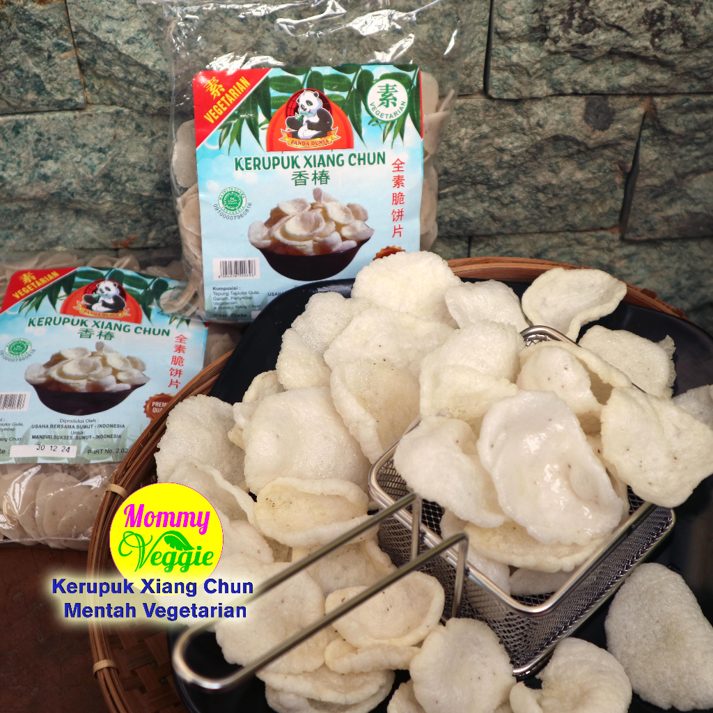 

Kerupuk rasa Xiang Chun Vegetarian | kerupuk mentah | 300 gram