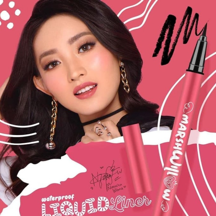 ARJUNA MARSHWILLOW Liquid Eyeliner Waterproof by Natasha Wilona