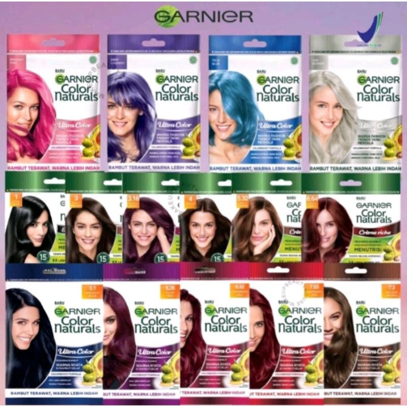 GARNIER Hair Color Sachet | Garnier Pewarna Rambut Sachet'PROMO'