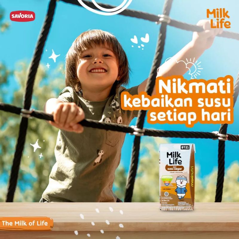 

09 - Susu Milk Life UHT Kids Chocolate milk - rasa coklat 125ml