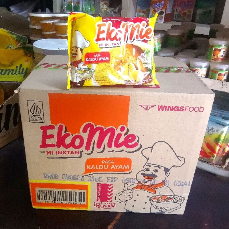 

Eko Mie Instant Rasa Kaldu Ayam Karton 40 x 55 gr