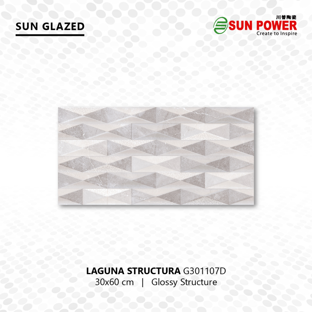 Keramik Dinding Dekoratif Glossy - Laguna Series 30x60 cm | Sun Power