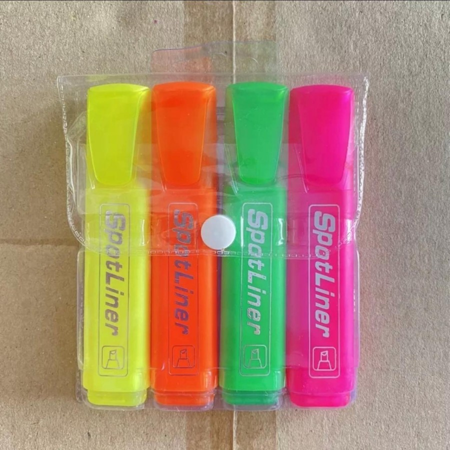 

KK Stabilo Sportliner Warna Warni 1 Set Isi 4 Pcs Highlighter