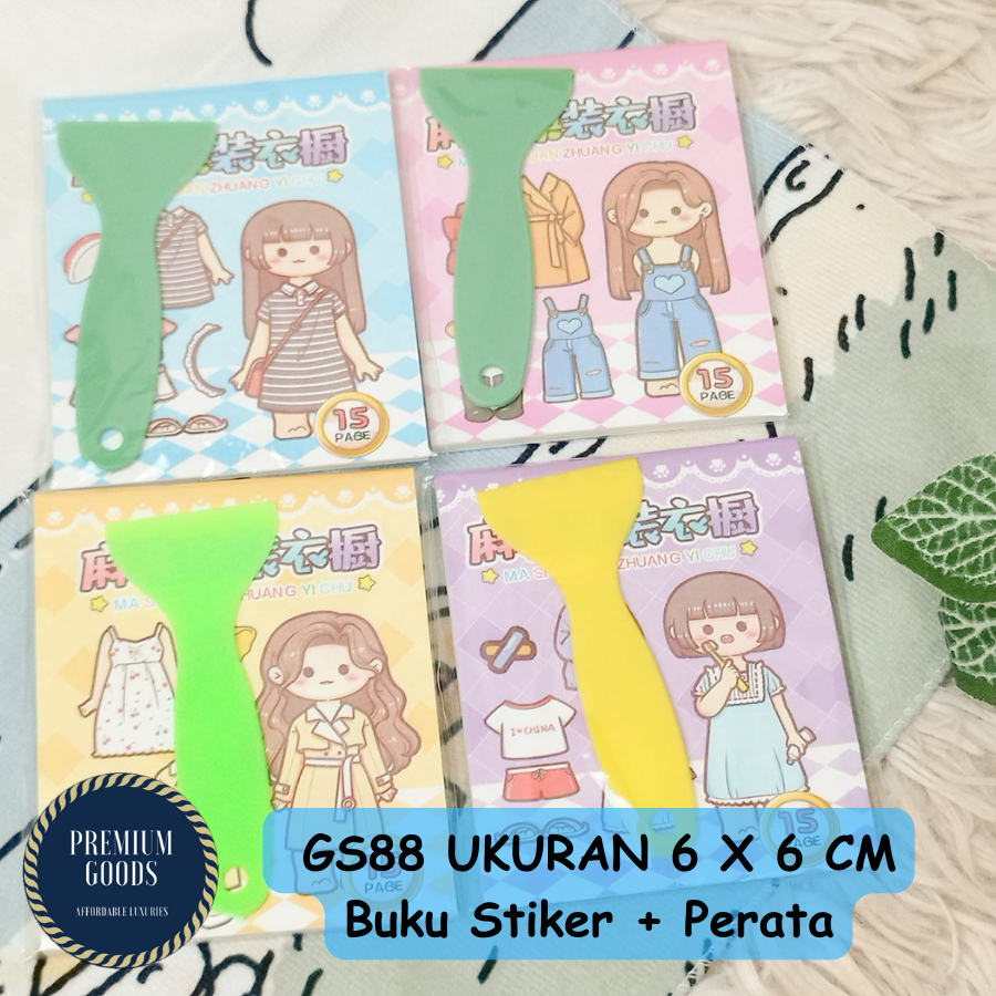 

MINI STIKER BOOK GS88 UKURAN 6 X 6 CM BUKU STIKER DAN PERATA / STIKER CEWE KARTUN LUCU BISA UNTUK KOLEKSI TERMURAH