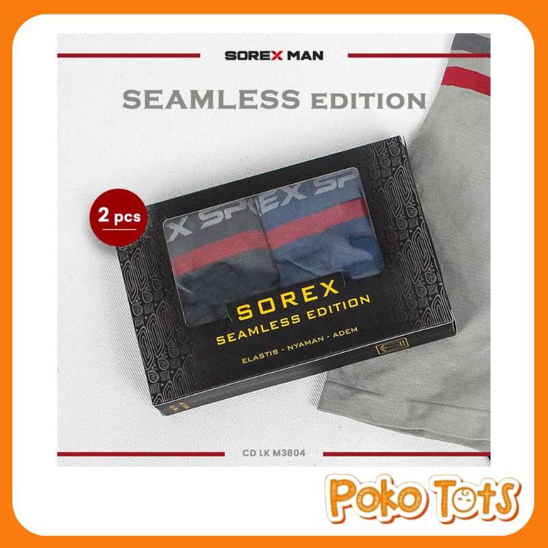 Sorex CD Men Boxer Sport Seamless Edition M3804 Boxer Pria Tanpa Jahitan CD Sport Seamless WHS