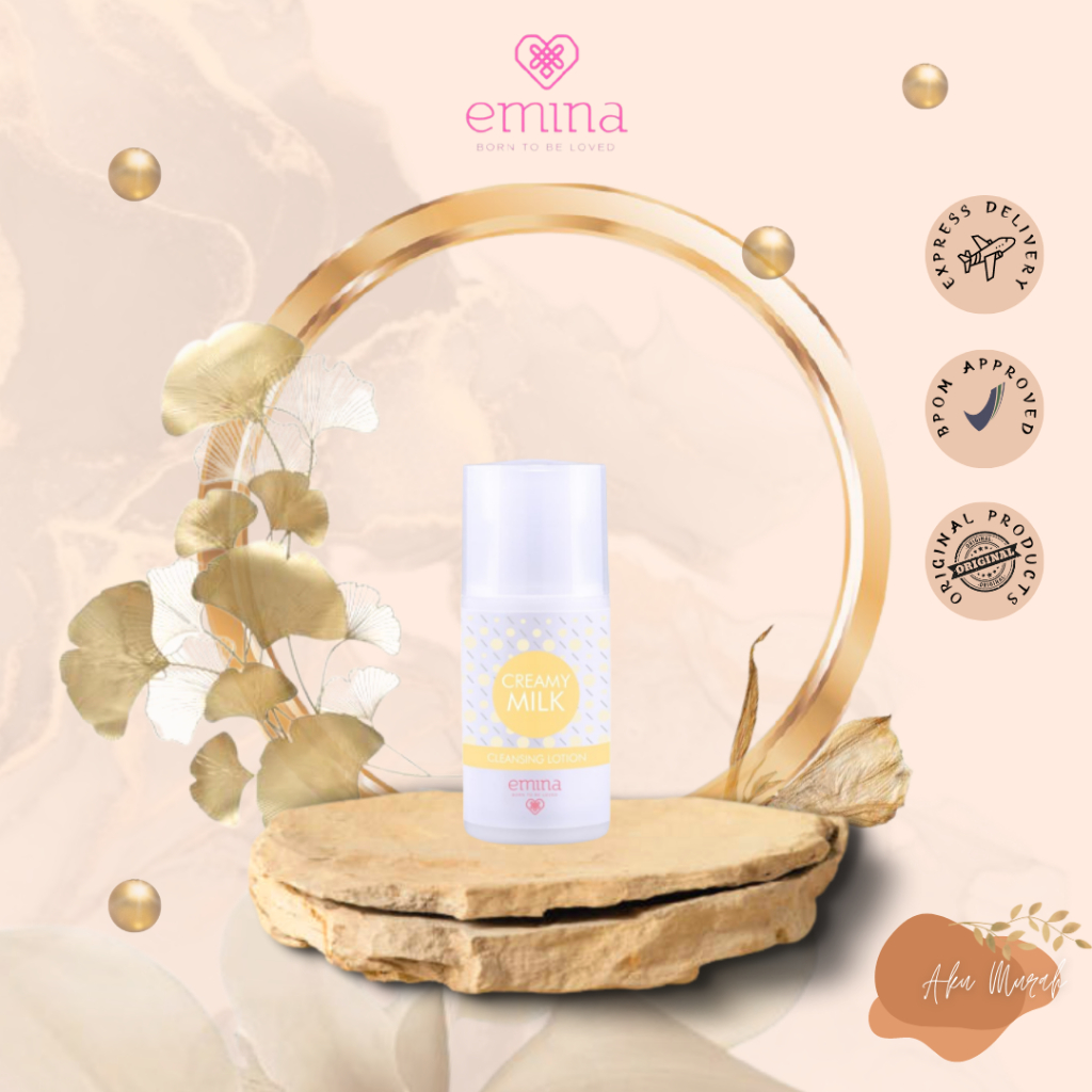 ✨ AKU MURAH ✨EMINA FACE CLEANSER CREAMY MILK CLEANSING LOTION 50 ML