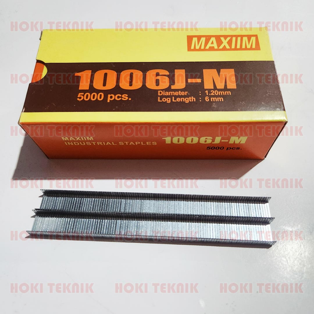 

RK Isi Staples Angin 1006J Maxiim Air Nailer