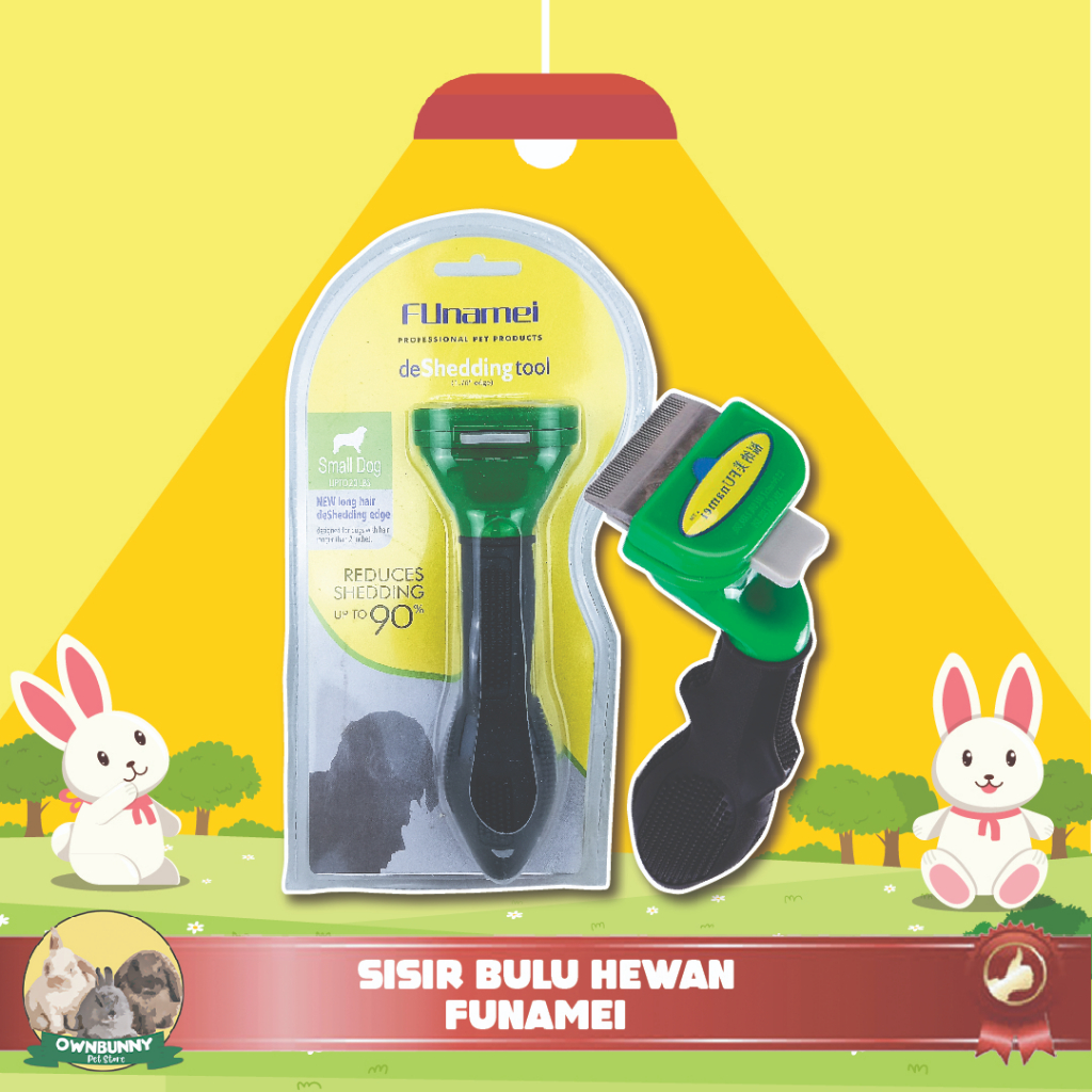 SISIR FUNAMEI SHEDDING TOOL BULU HEWAN KELINCI KUCING ANJING