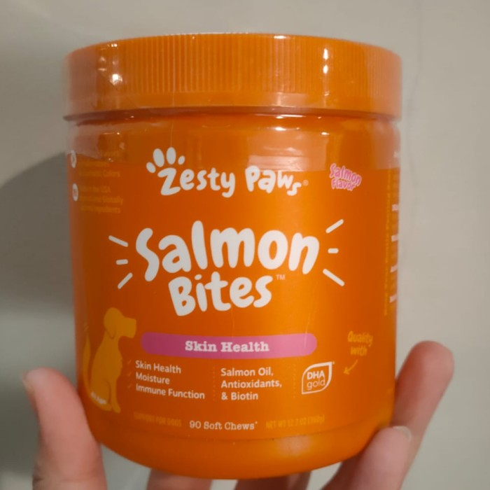 Zesty Paws Salmon Bites 90 Soft Chew