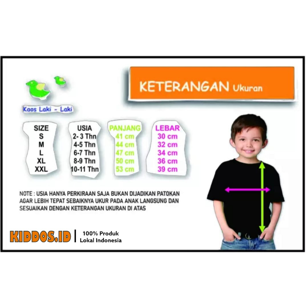 Kaos Anak Laki Laki GARUDA 02 KIDDOS.ID