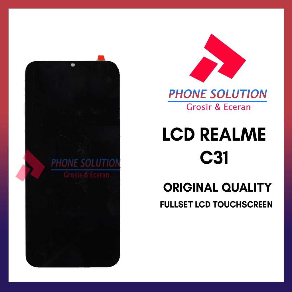 LCD Realme C31 Fullset Touchscreen // Supplier LCD Garansi 1 Bulan