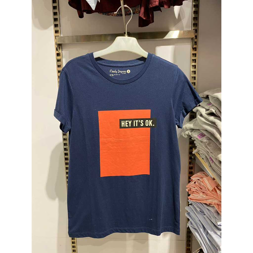 Tshirt Ninety Degrees by Logo jeans | Original brand | Tshirt wanita |