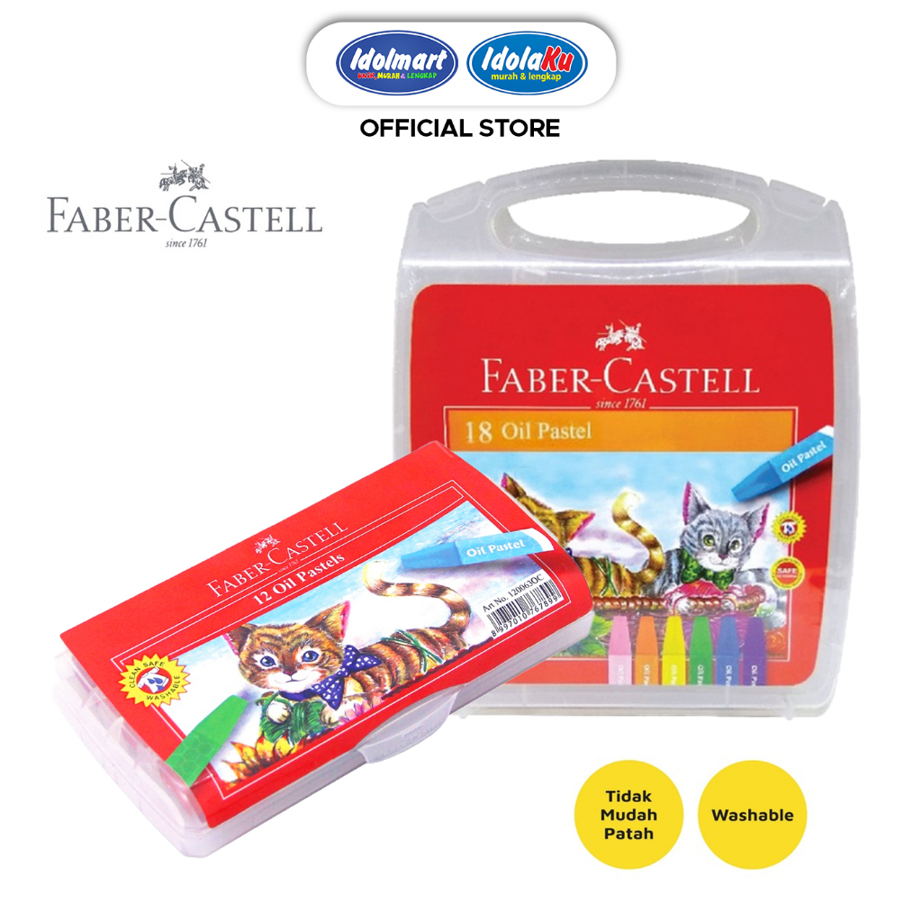 

IDOLMART Crayon Faber Castell 12 & 18 Warna- Bogor