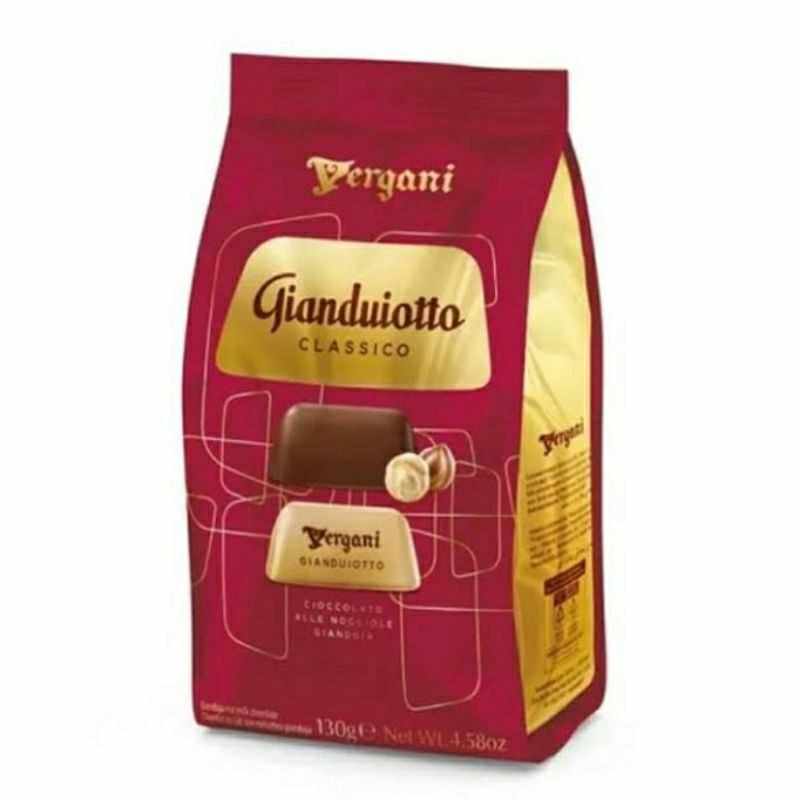 Vergani GIANDUIOTTI classici ( Chocolate Cacao with Hazelnut ) 130gr