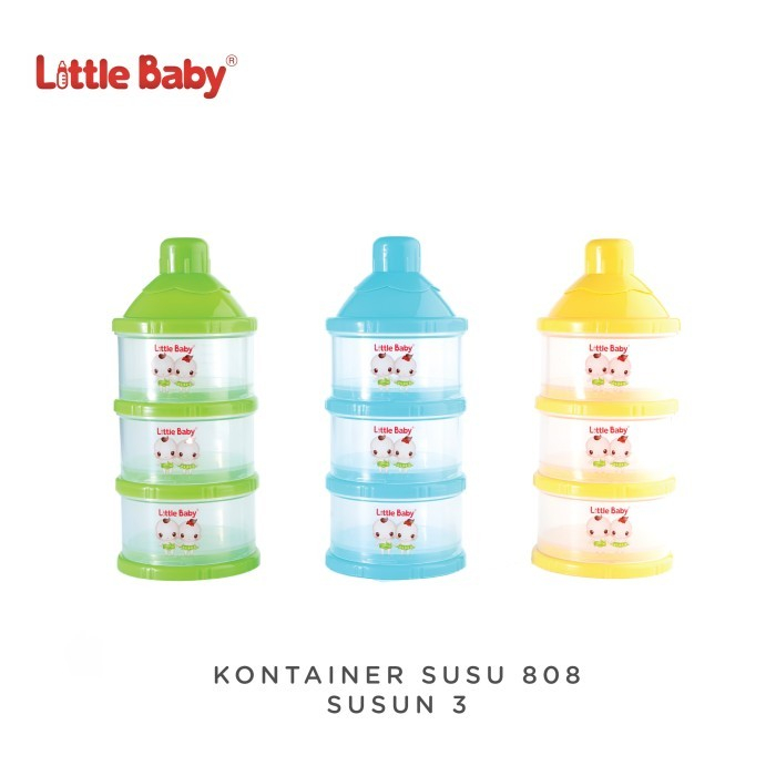 Little Baby Milk Case / Kontainer Susu / Tempat  Susu 3 &amp; 4 Susun