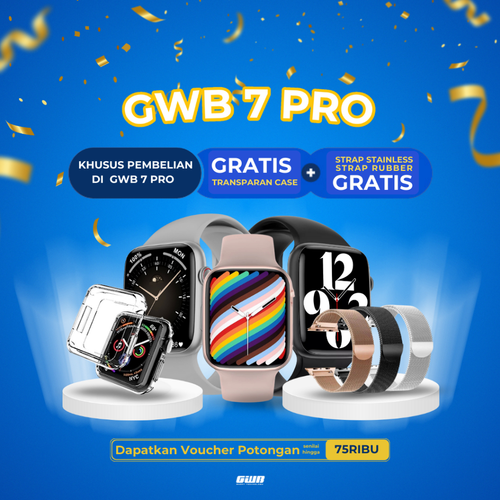 GWB -  8 PRO Premium Smartwatch Water resistant [FREE STRAP]