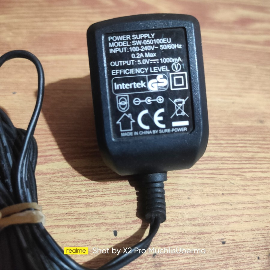 Adaptor SW-050100EU 5v 1000mA Adapter
