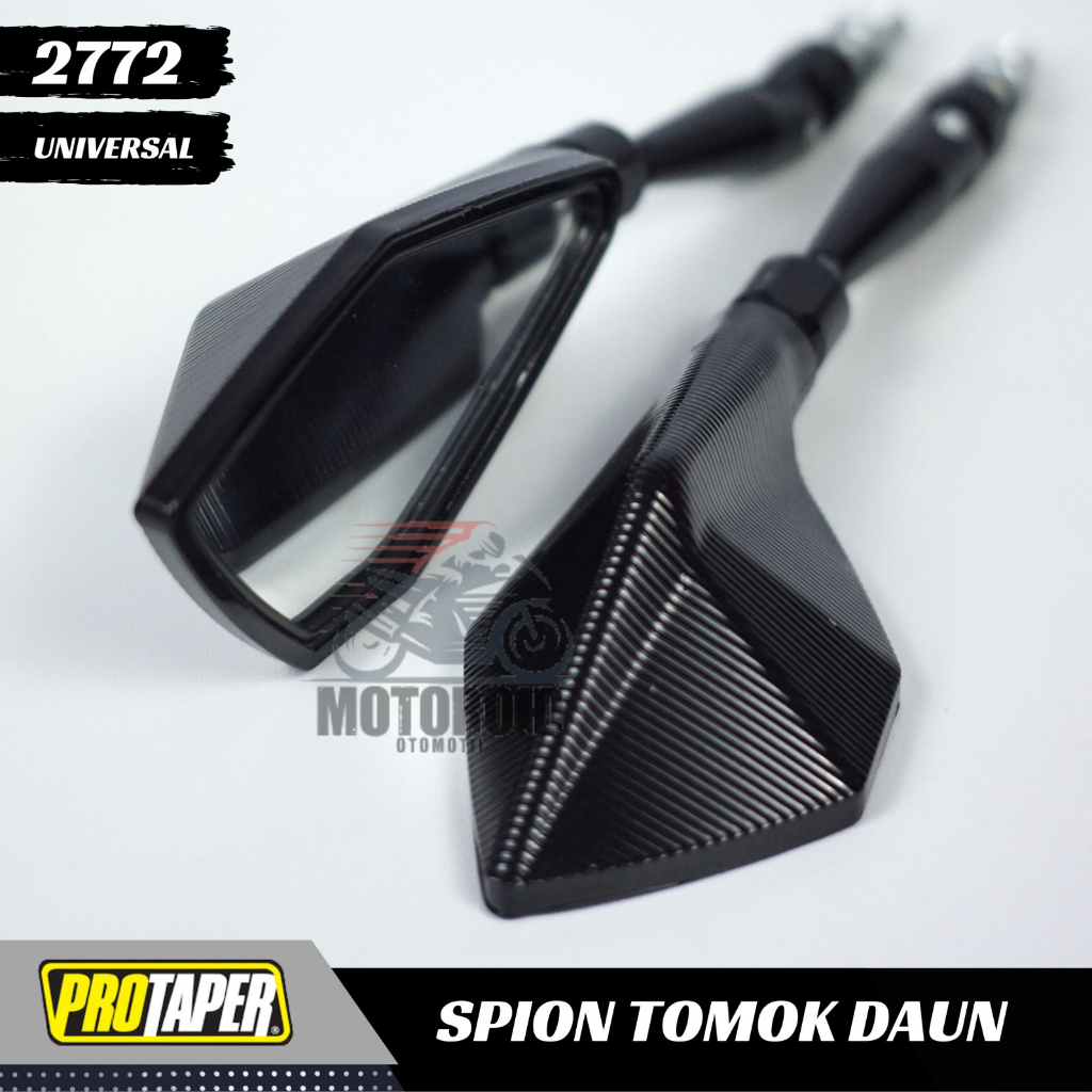 Spion Tomok Universal 2772 Spion lipat model daun semua motor masuk Lipat Daun