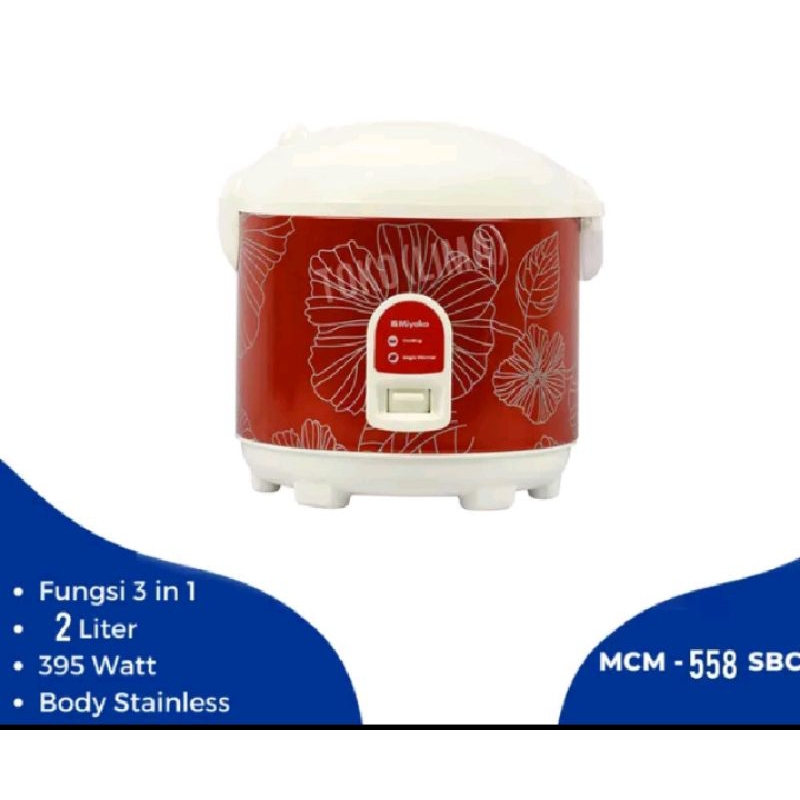 Miyako rice cooker 558 sbc 2 liter