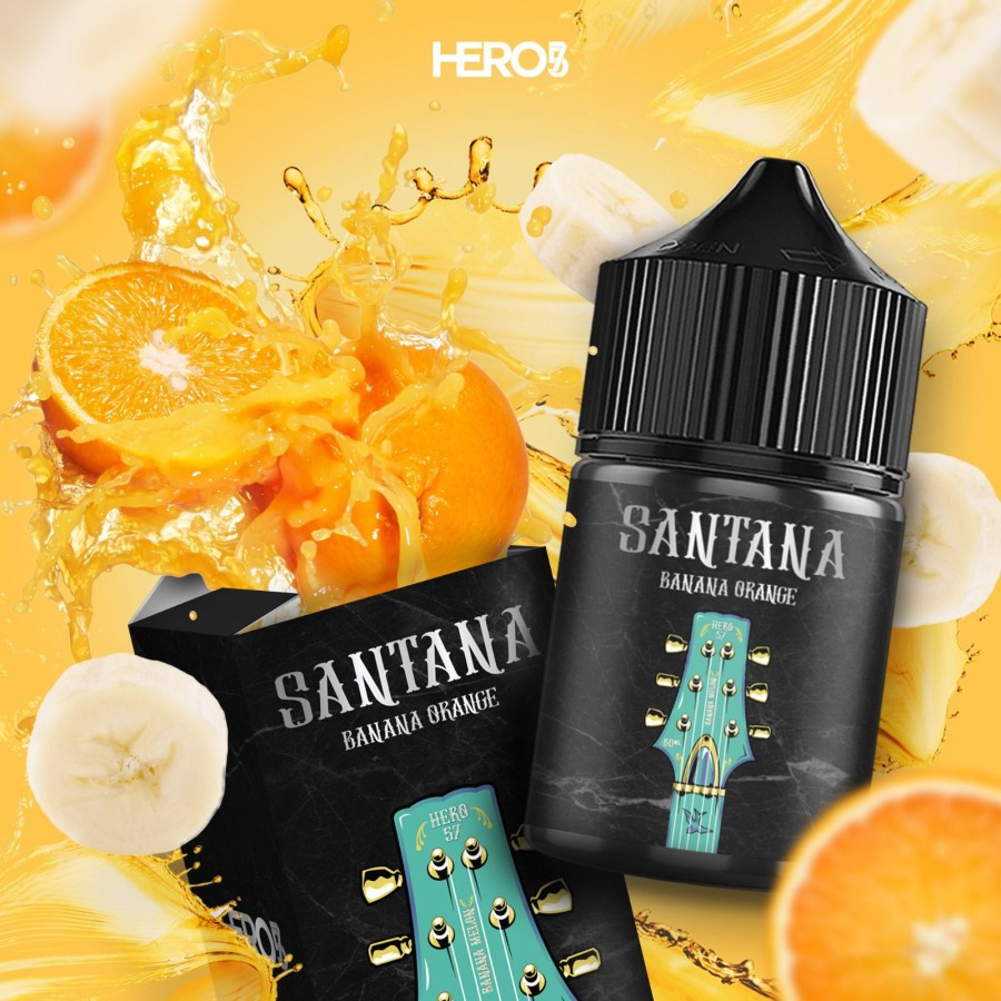 SANTANA BANANA ORANGE 3MG SANTANA BANANA 60ML AUTHENTIC by HERO57