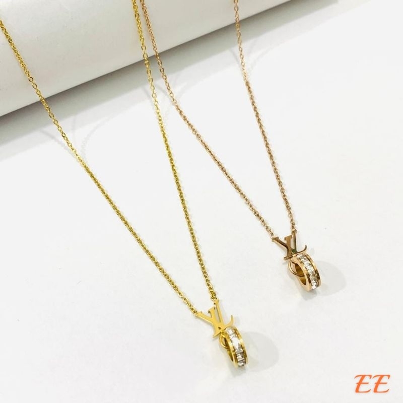 Fourfashion Kalung Titanium VL Premium Terbaru AK049