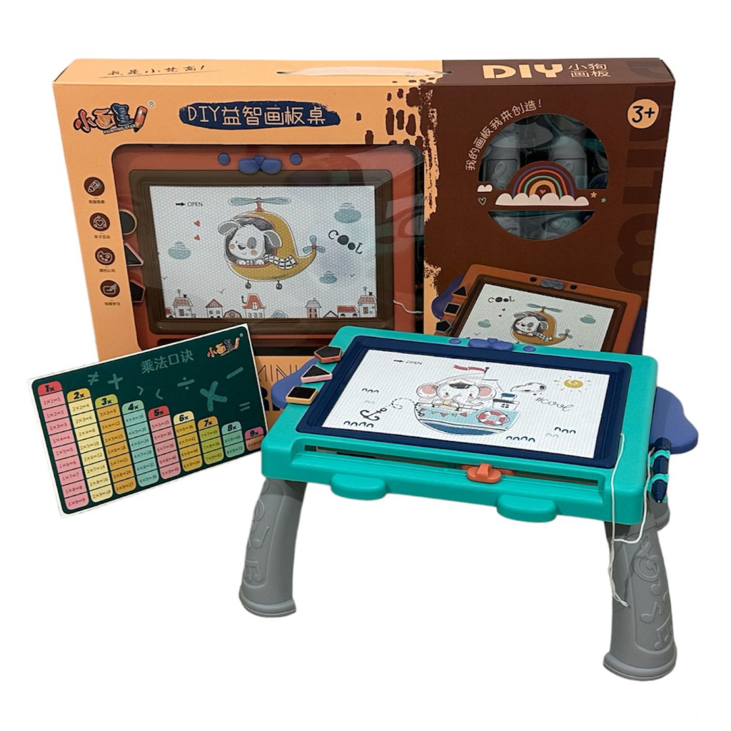 [JS18]Meja Gambar Anak Magnetic / Painting Board / Meja Mini Anak Karakter Hewan / Papan Gambar / Mini Board Drawing