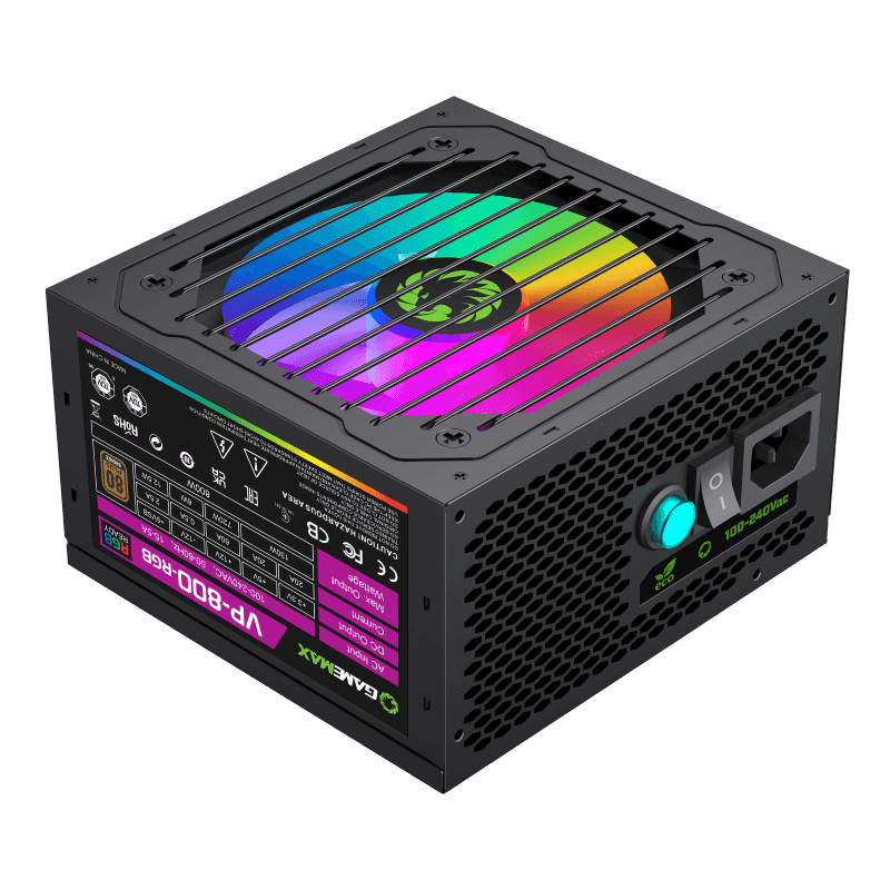 PSU Gamemax VP-800 RGB Performance Gaming 80+ Bronze Gamemax VP800 RGB