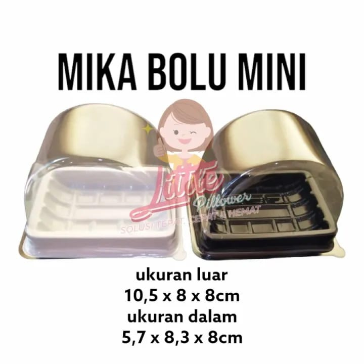 (Mika BM) Mika Bolu Mini - Tray bolu mini - tray kue mini - mika bolu - Putih