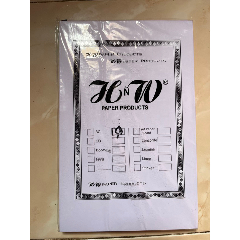 

Kertas BC (Brief Card)