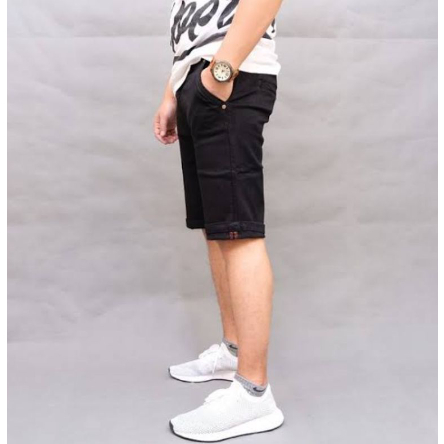 Celana Pendek Jeans Pria Model Pensil Pria big size