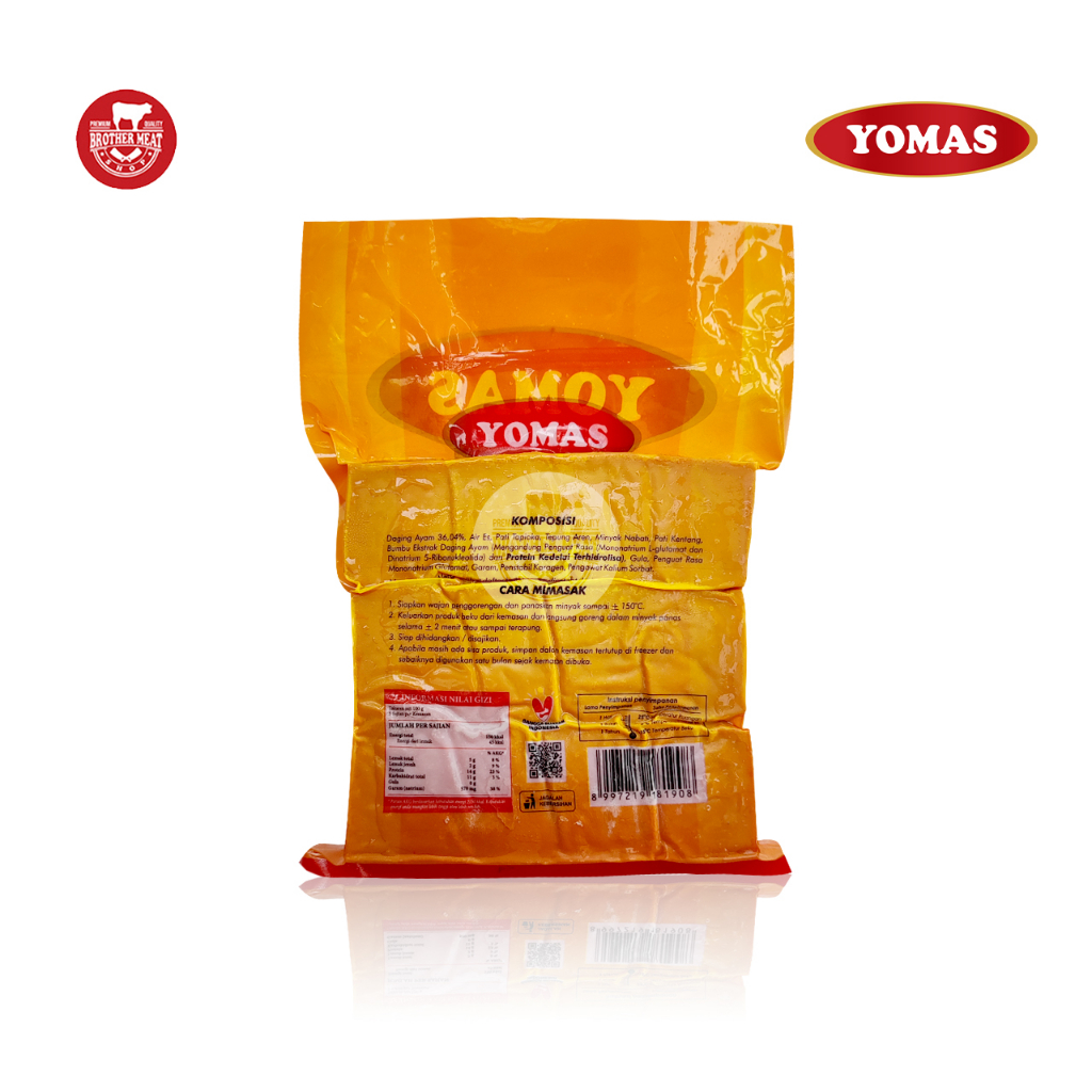 YOMAS Kornet Ayam 500gr, Olahan Daging Ayam Halal