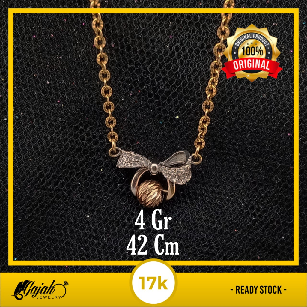 Kalung Emas 17K - 4 Gr Kadar 750 - 5224