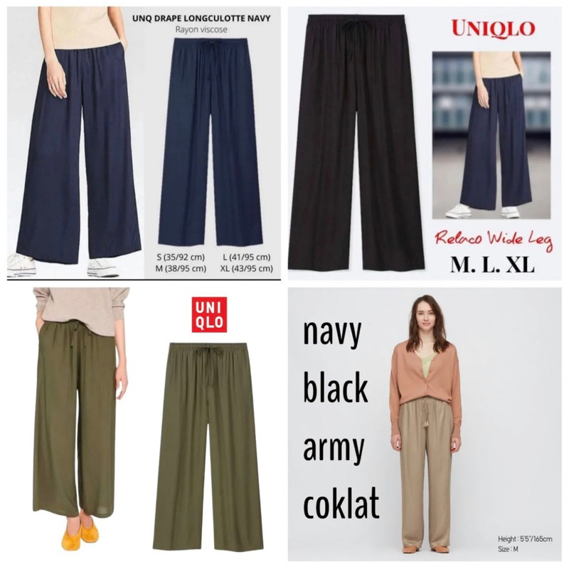 Uniqlo Long Relaco Cullotes