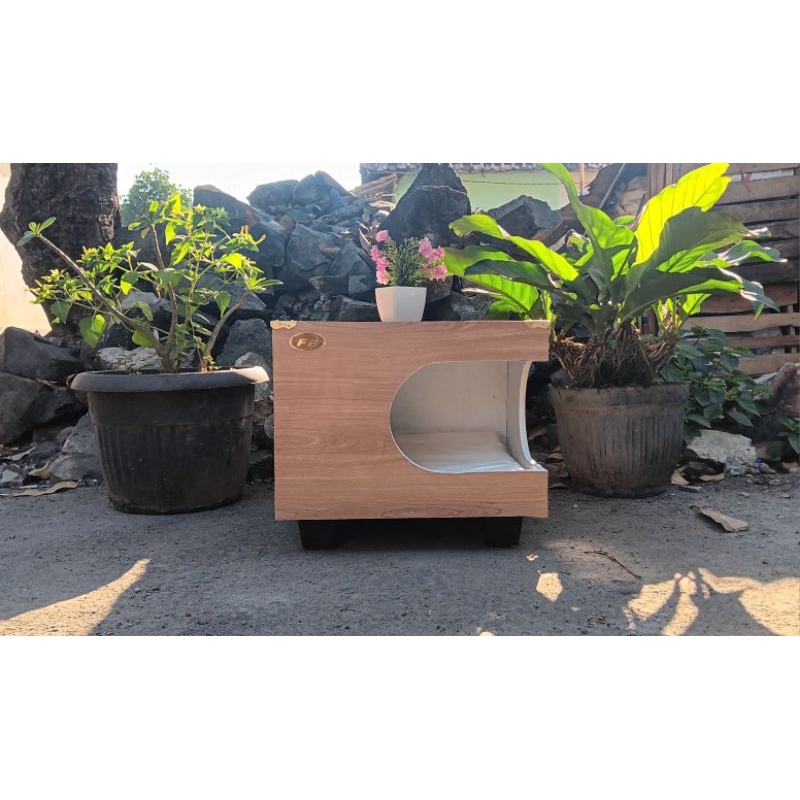 Kandang Kucing Minimalis HPL, Kandang Kucing Kayu, Murah, Berkualitas.