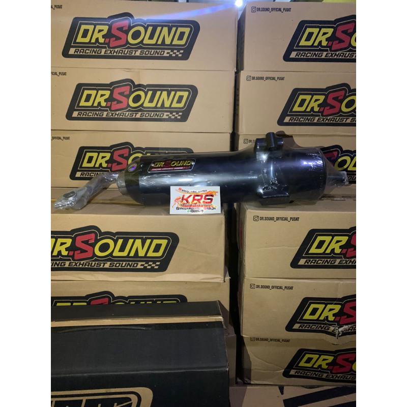 KNALPOT DR SOUND UNTUK MOTOR MATIC SCOOPY NEW GENIO BEAT KARBU BEAT FI SCOOPY FI SCOOPY KARBU