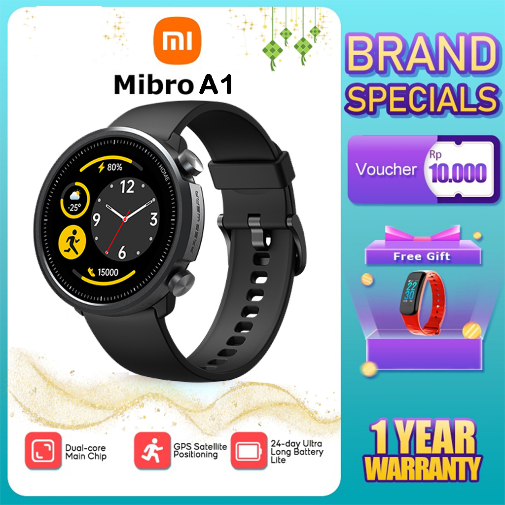 Xiaomi mibro A1 fashion smartwatch Jam tangan pintar Ketahanan air 5ATM/SpO2/20+Modes Pengingat kesehatan