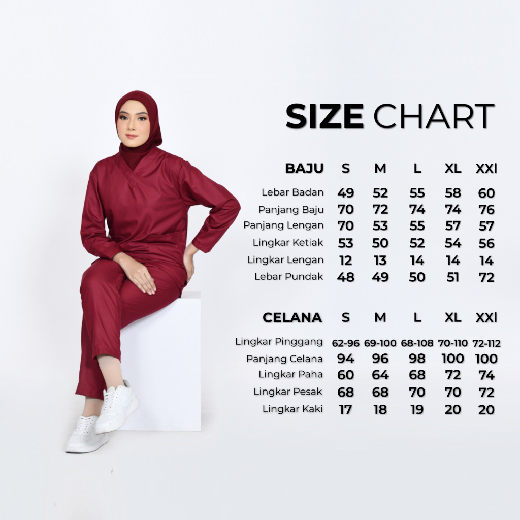 baju ok baju Oka baju jaga scrub medis