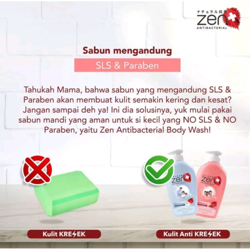 ZEN Sabun Mandi Cair Botol 480ML