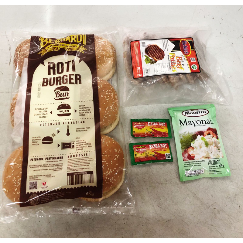 

Paket Hemat Burger Beef Paties Kichick