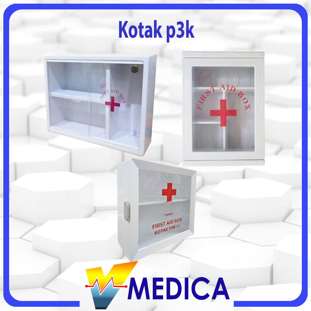 Kotak P3K AA Dinding Onemed / Kotak P3K MK-11 Dinding / Kotak P3K MC-11 Dinding / Kotak Obat P3K Fir