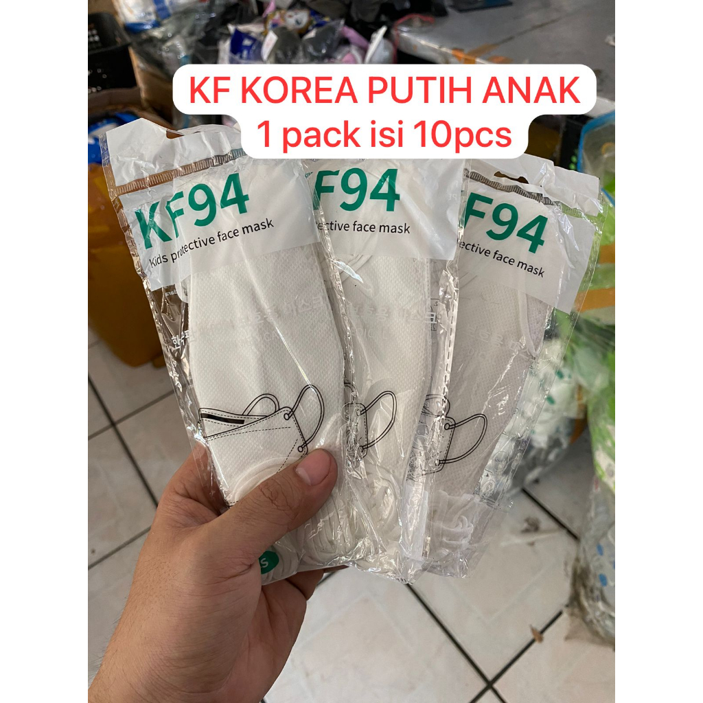 MASKER ANAK KIDS KF94 (1 PACK ISI 10PCS)