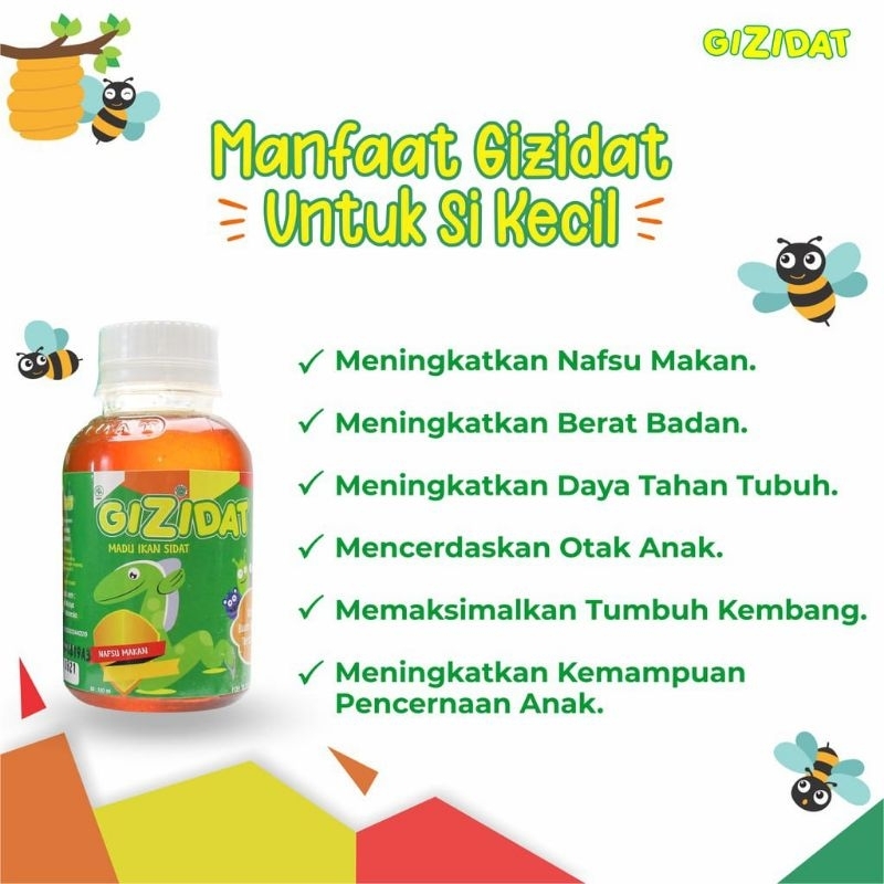 Gizidat Madu Gizidat Madu Penambah Nafsu Makan Anak